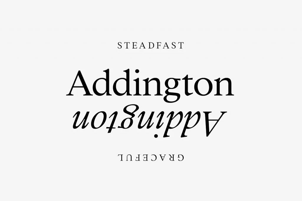 Addington CF: graceful & bold serif