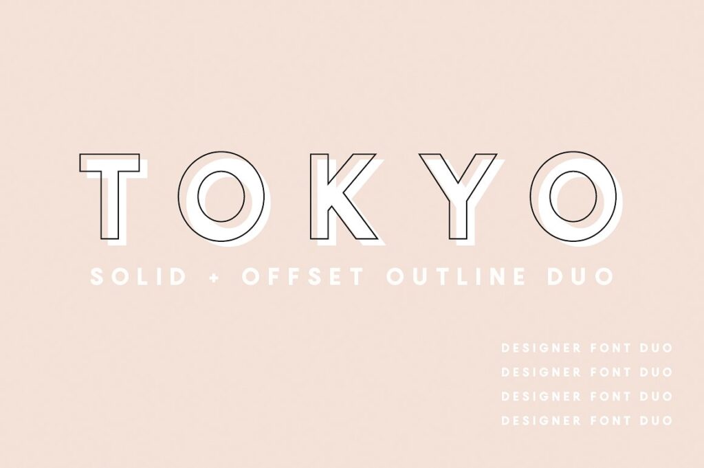Tokyo | A Designer Font Duo