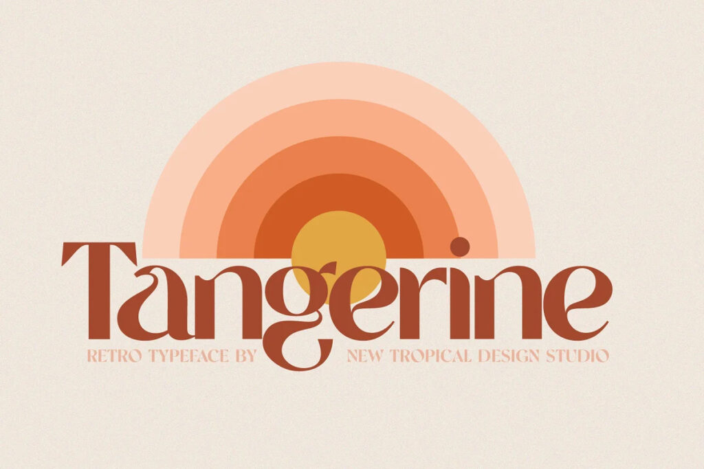 Tangerine – Retro Font