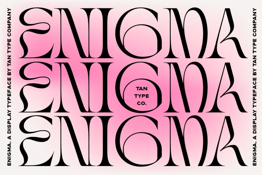 TAN – ENIGMA FONT