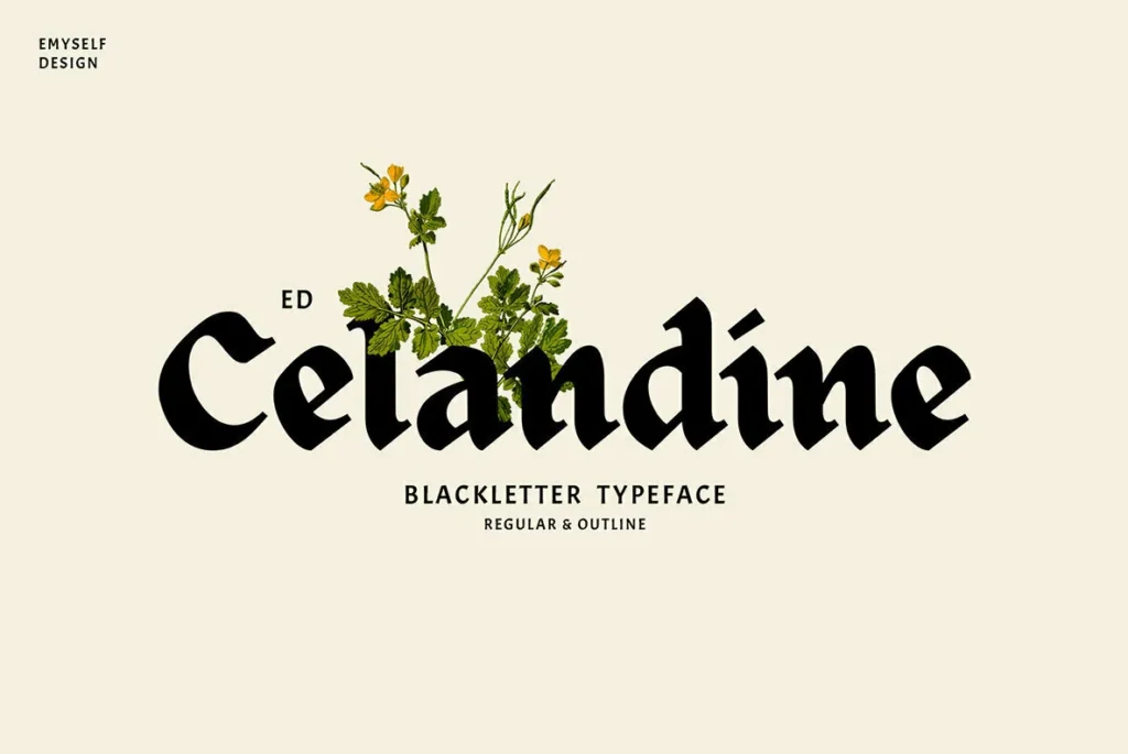 ED Celandine Typeface