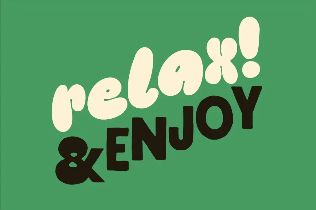 Kooky Cloud! Unique Bold Bubble Font font – sample 4